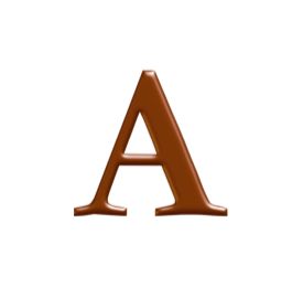 Chocolade letter